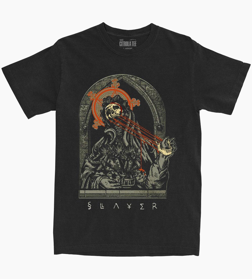 Slayer Comic Book Cover Uomo T-Shirt Nero Regular Slayer Comic Book Cover Uomo T-Shirt Nero Regular