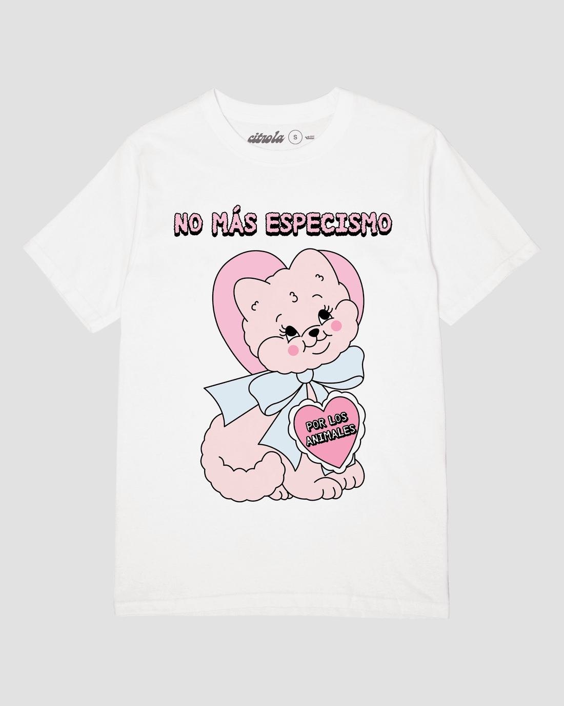 NO MÁS ESPECISMO, POR LOS ANIMALES UNISEX TEE