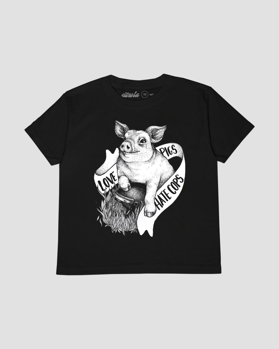 LOVE PIGS, HATE COPS KIDS TEE