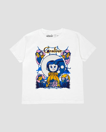 HALLOWEEN — CORALINE KIDS TEE