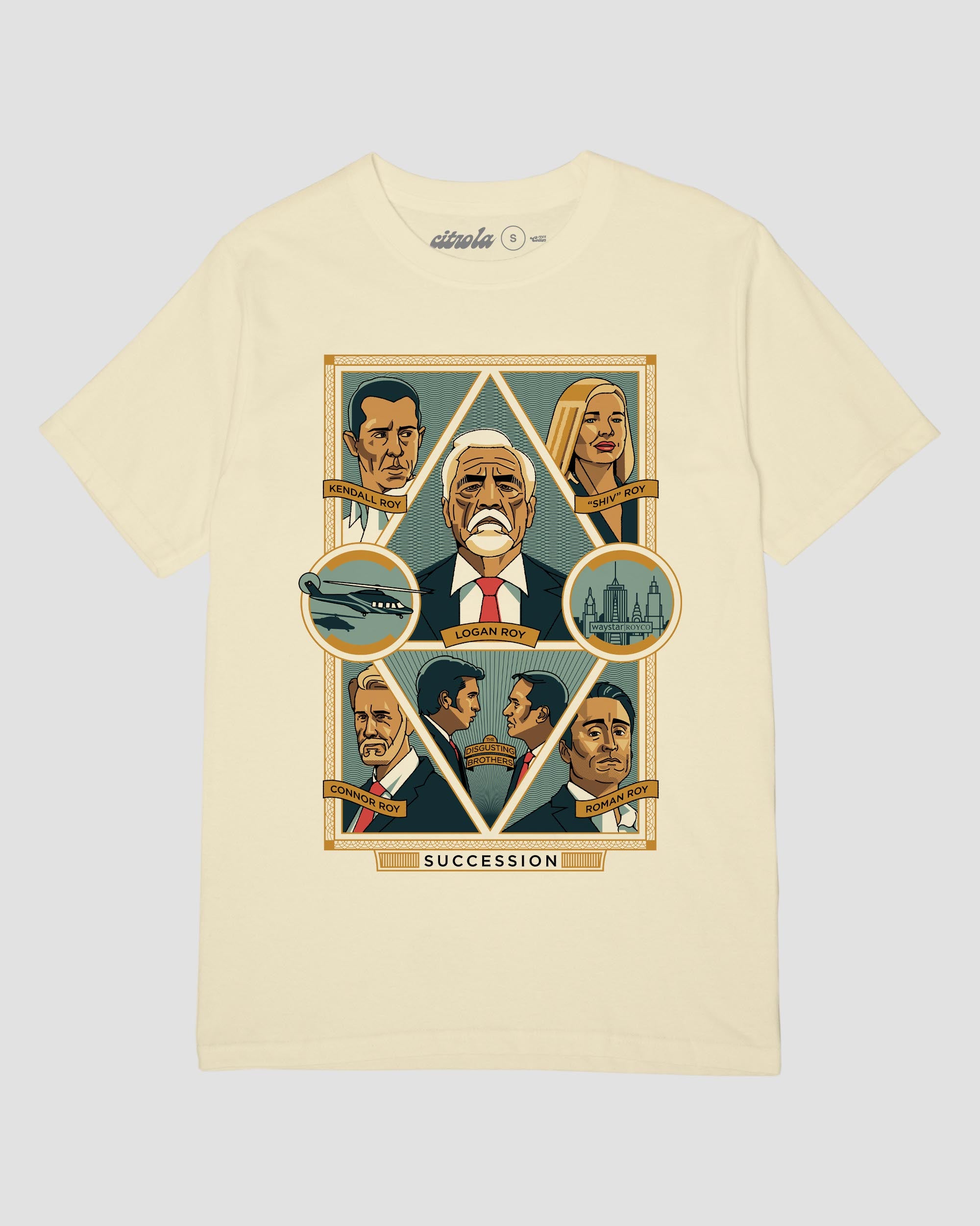 SUCCESSION UNISEX TEE – Citrola