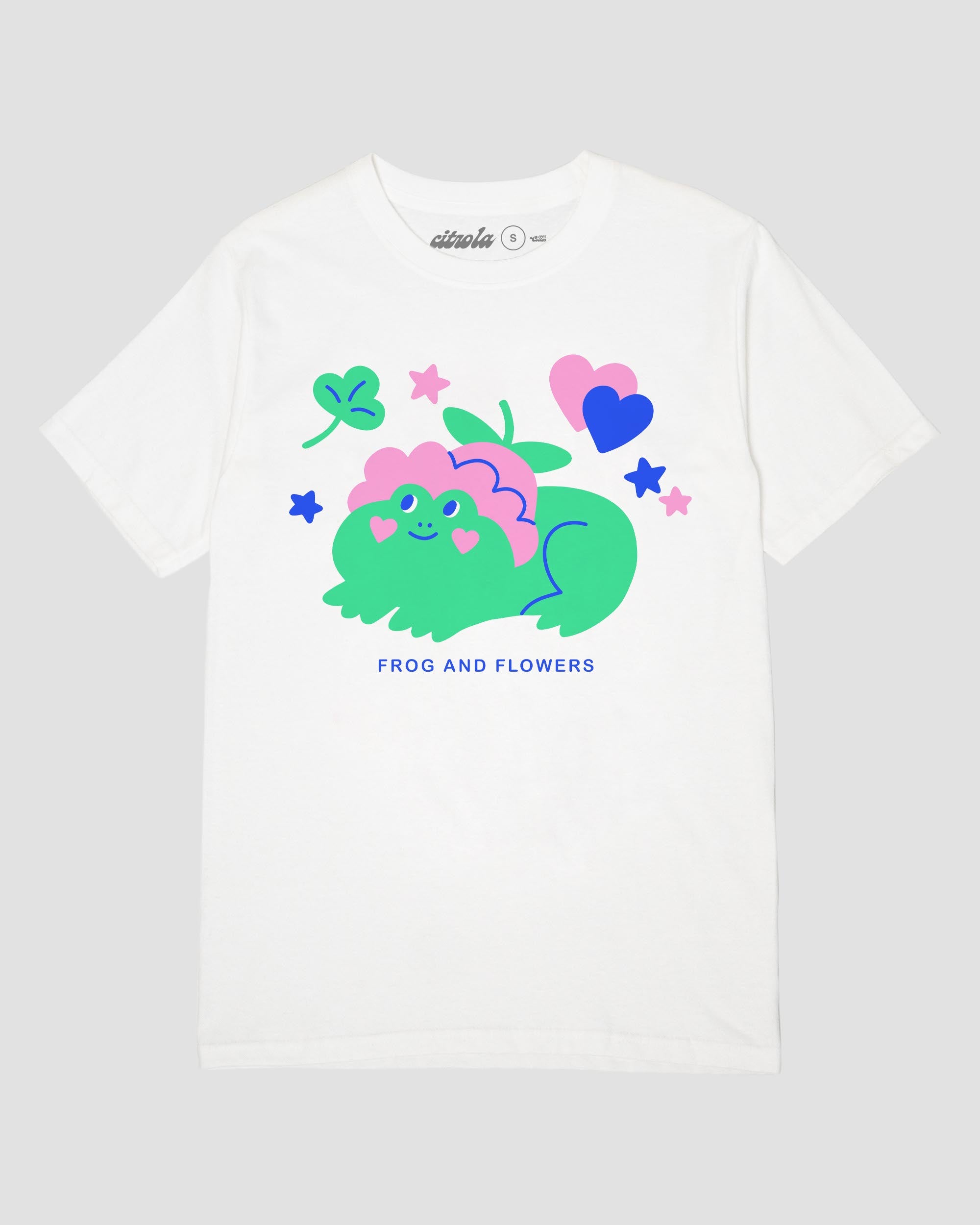 FROG AND FLOWERS UNISEX TEE