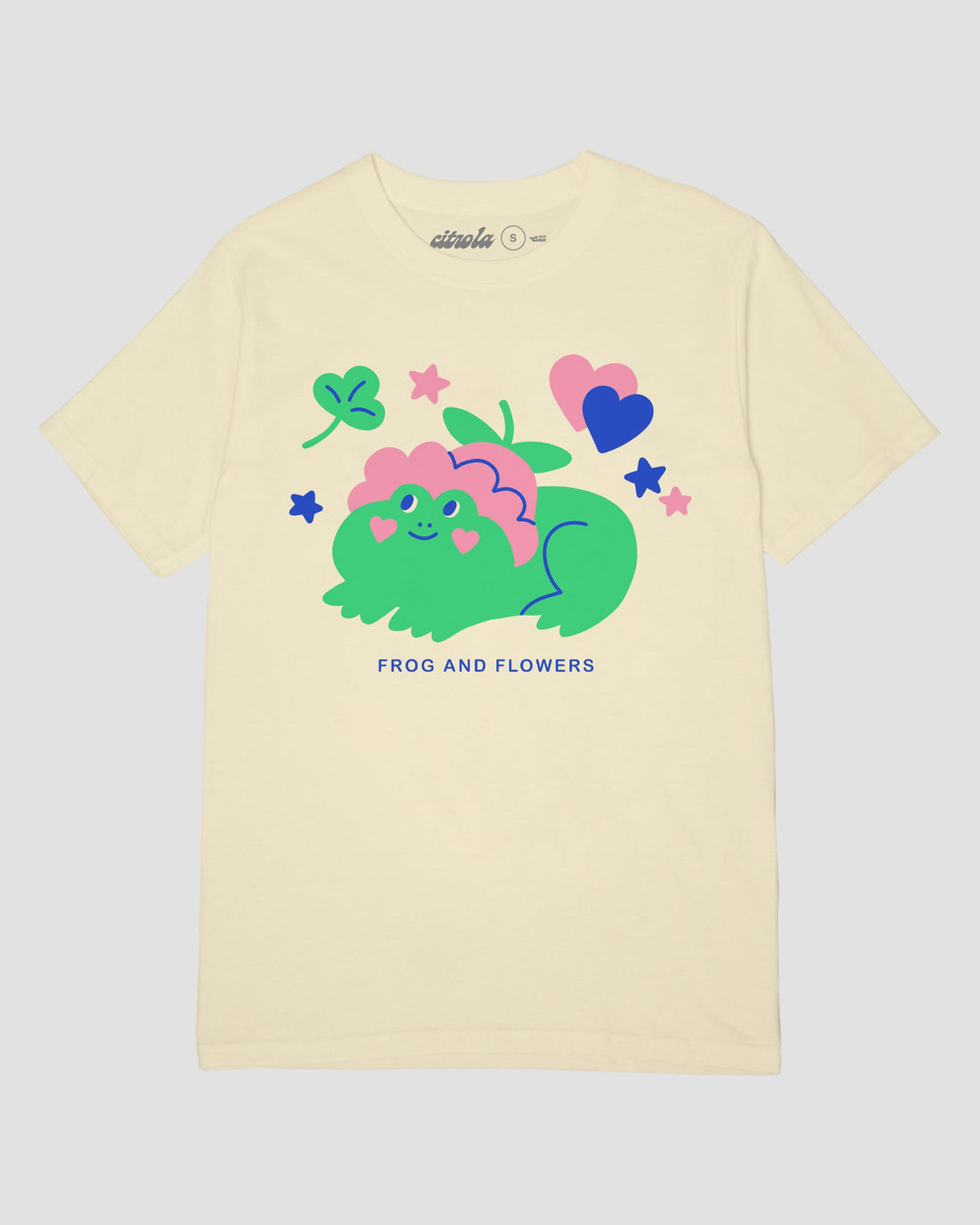 FROG AND FLOWERS UNISEX TEE