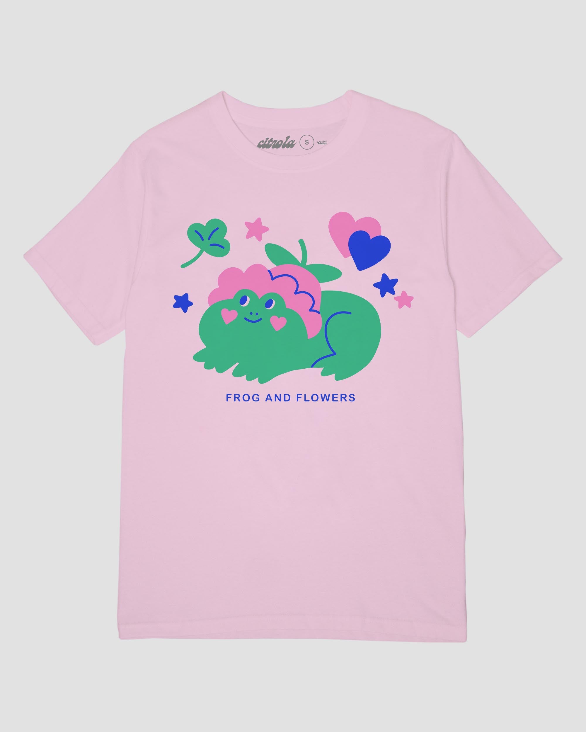 FROG AND FLOWERS UNISEX TEE