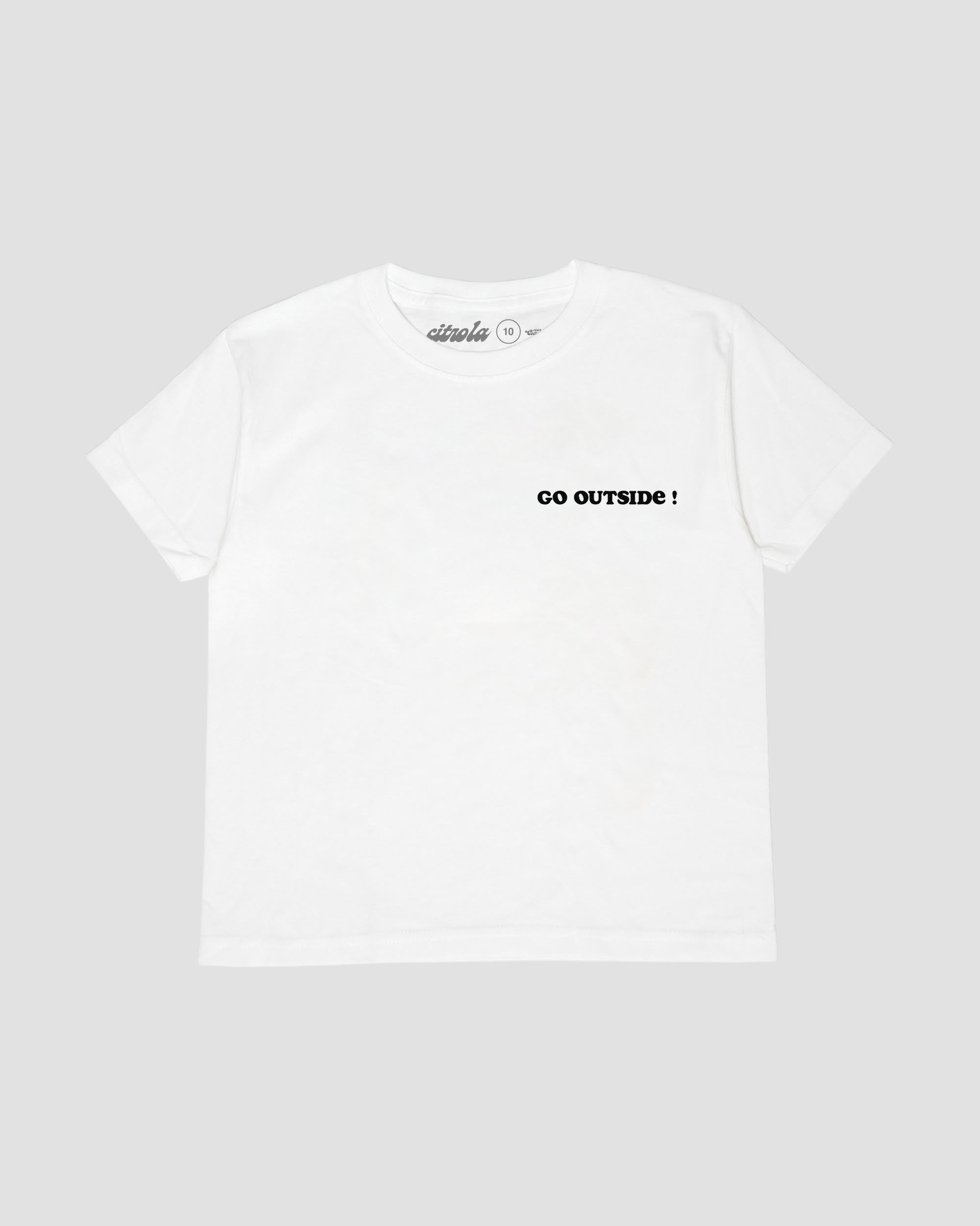 GO OUTSIDE KIDS TEE
