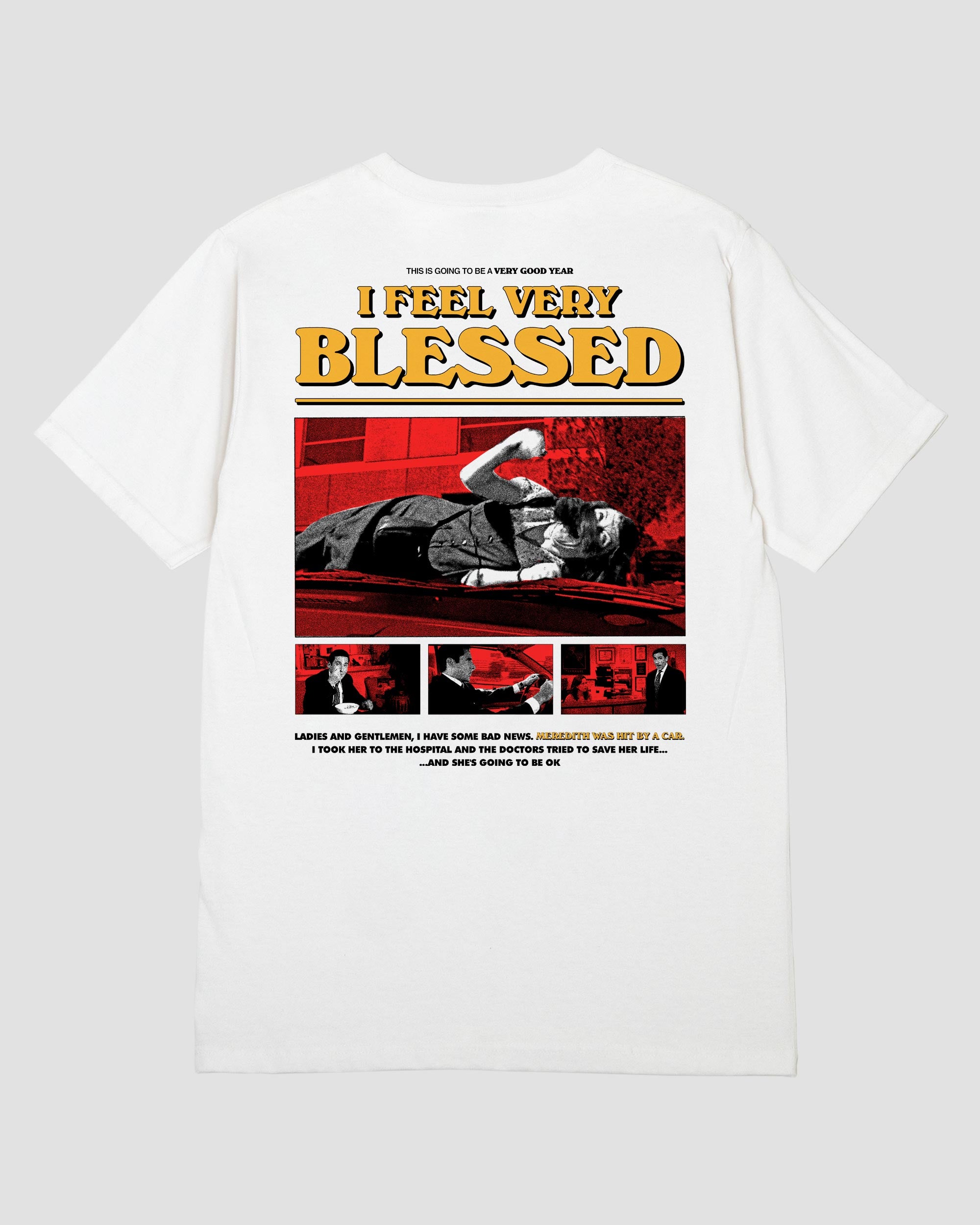 MICHAEL SCOTT SUPERSTITIOUS UNISEX TEE