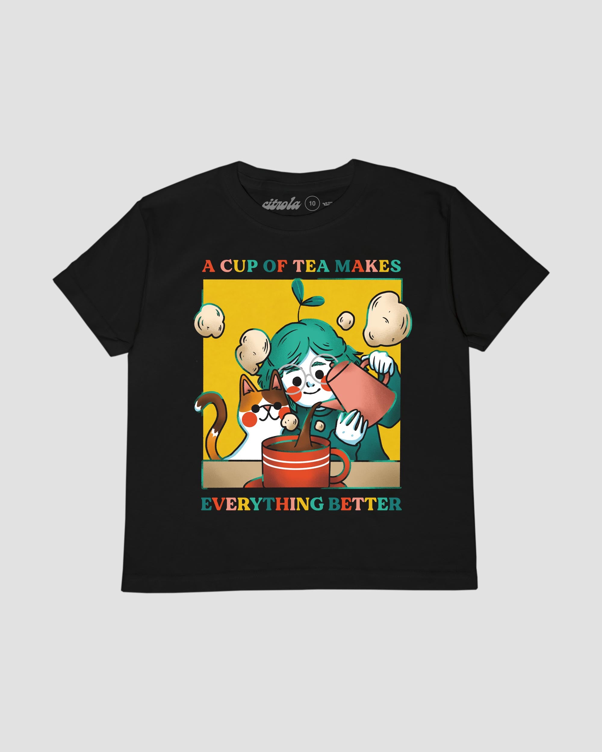A CUP OF TEA KIDS TEE