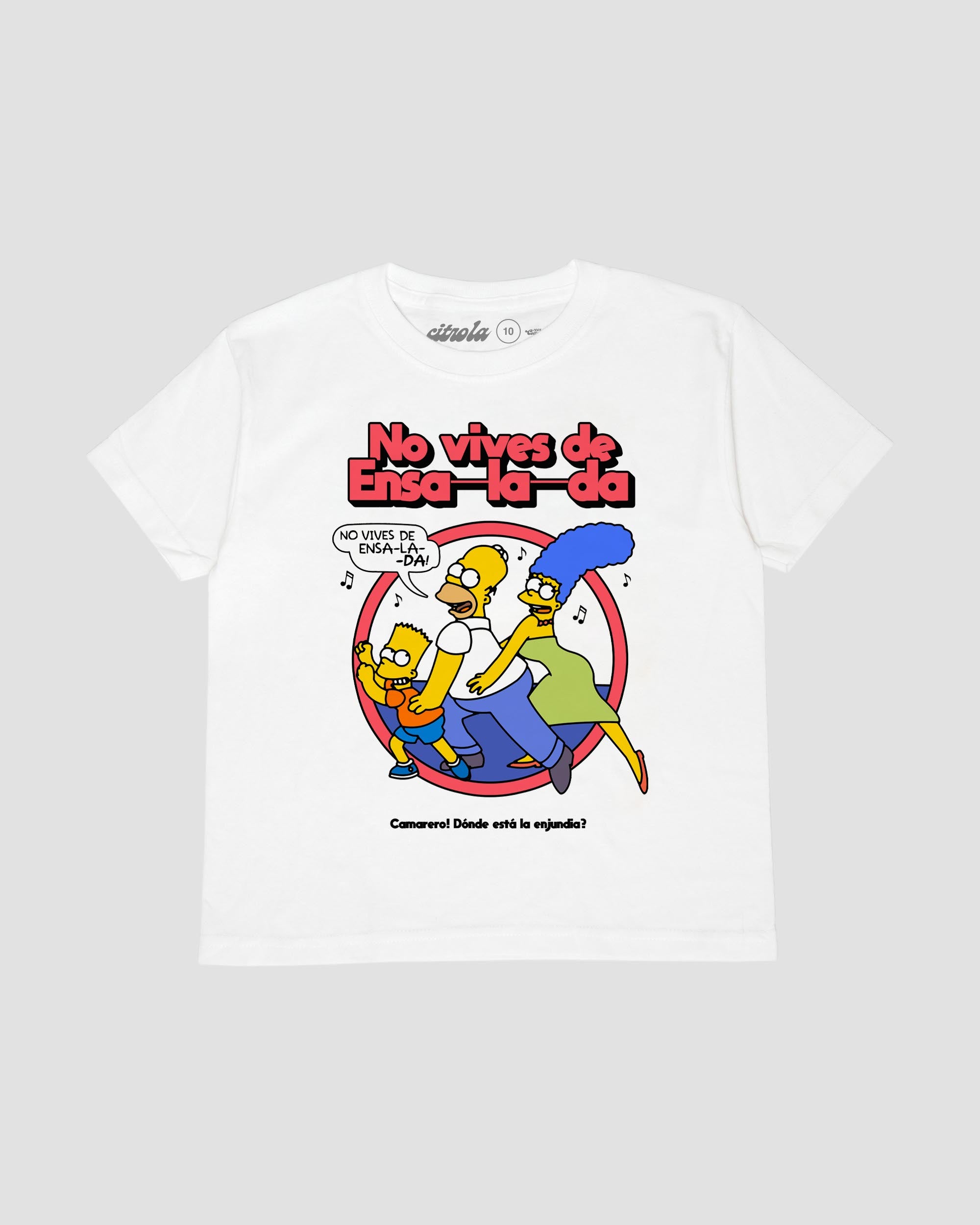 NO VIVES DE ENSALADA KIDS TEE