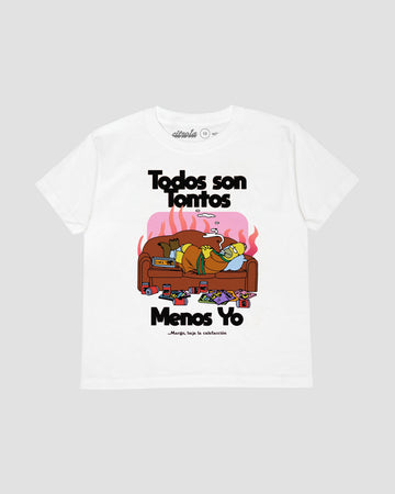 TODOS SON TONTOS MENOS YO KIDS TEE