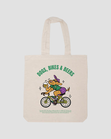 DOGS, BIKES & BEER TOTE