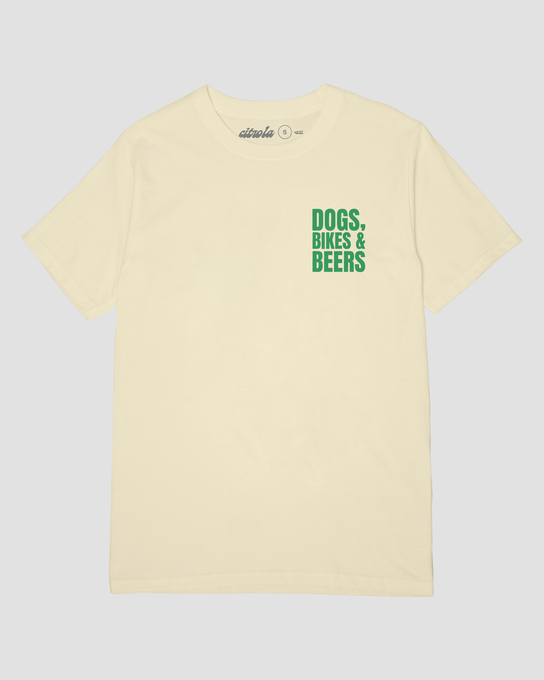 DOGS, BIKES & BEER UNISEX TEE