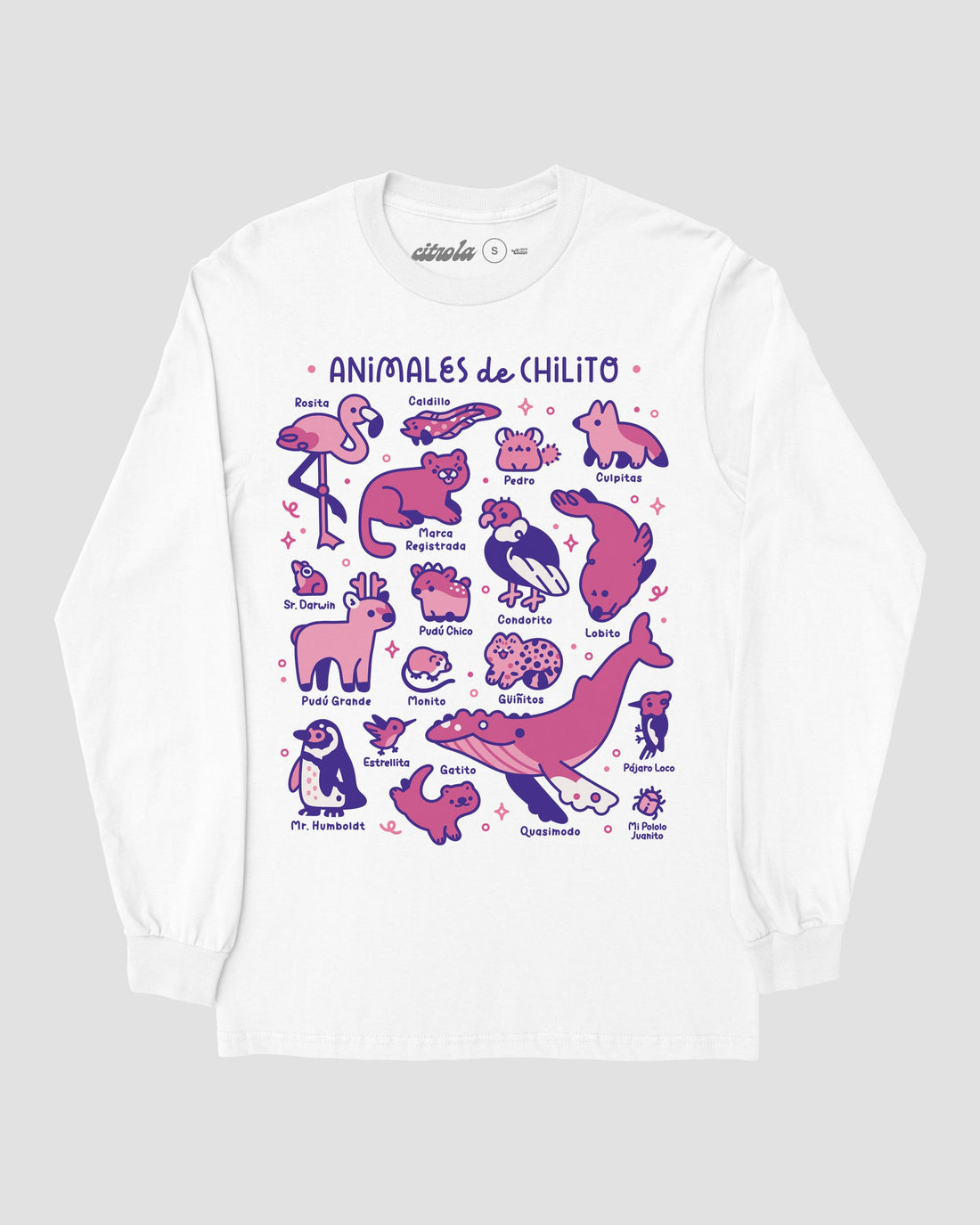 ANIMALES DE CHILITO I LONG SLEEVES TEE