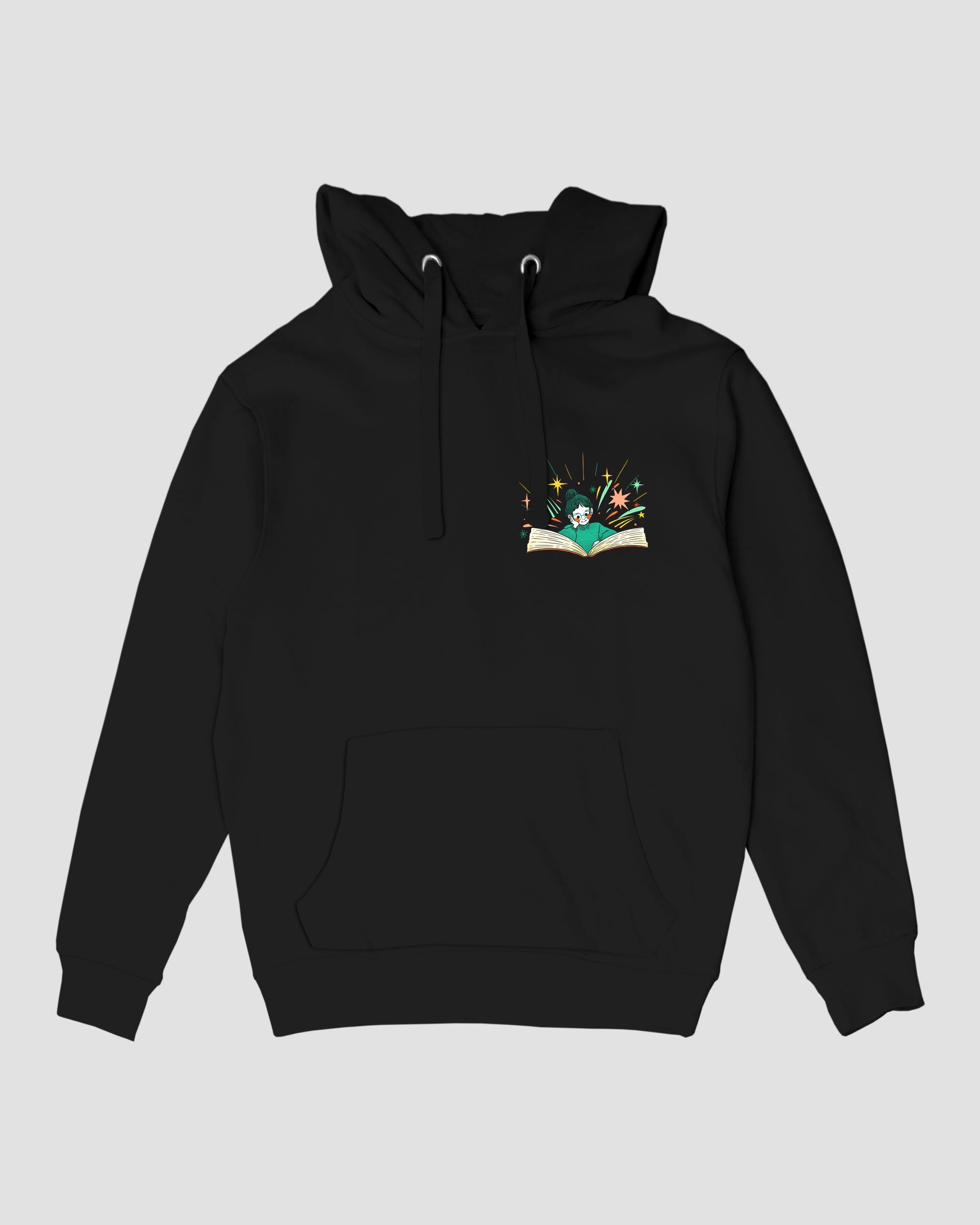 BOOKS ARE A UNIQUELY PORTABLE MAGIC HOODIE