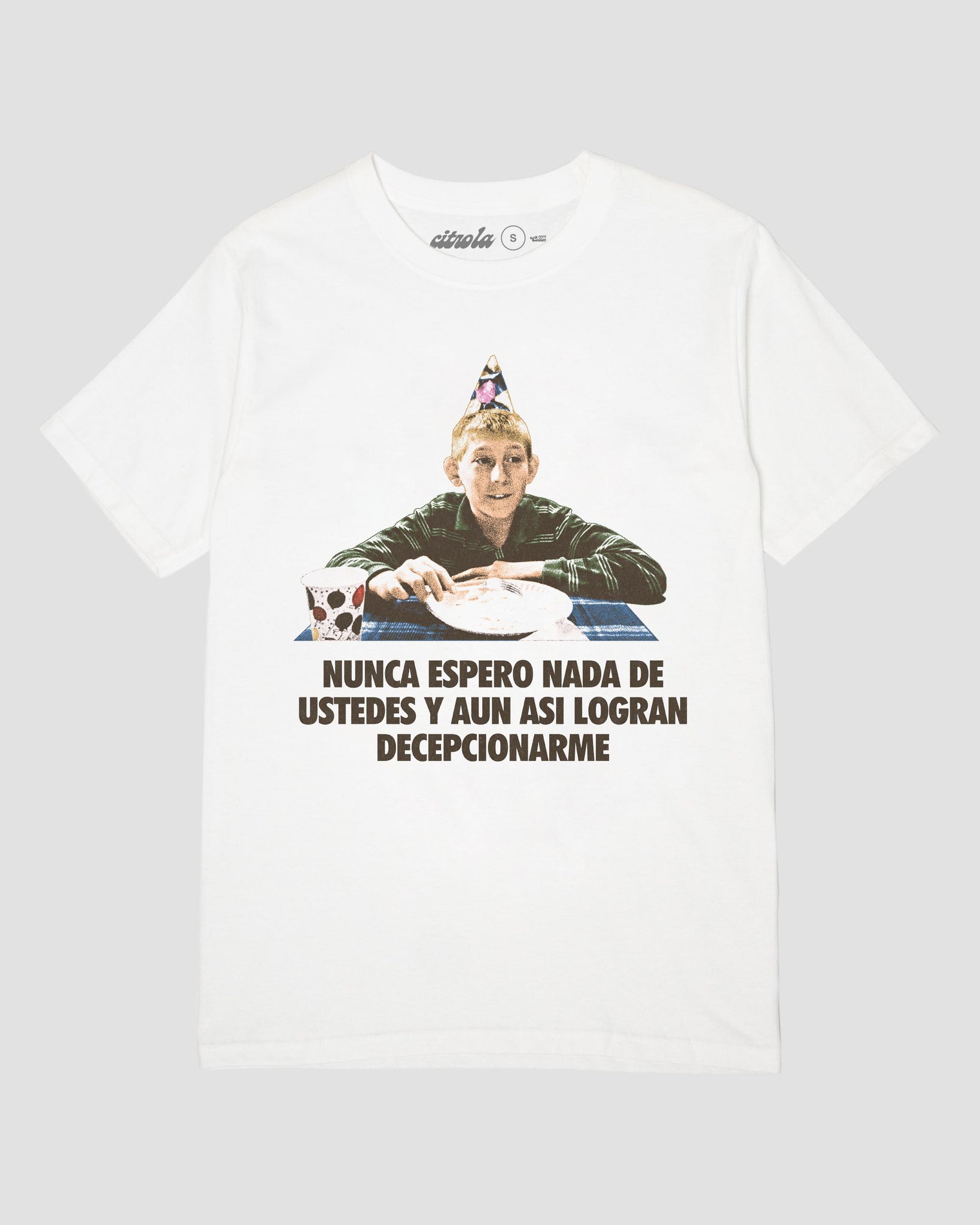 DEWEY NUNCA ESPERO NADA II UNISEX TEE