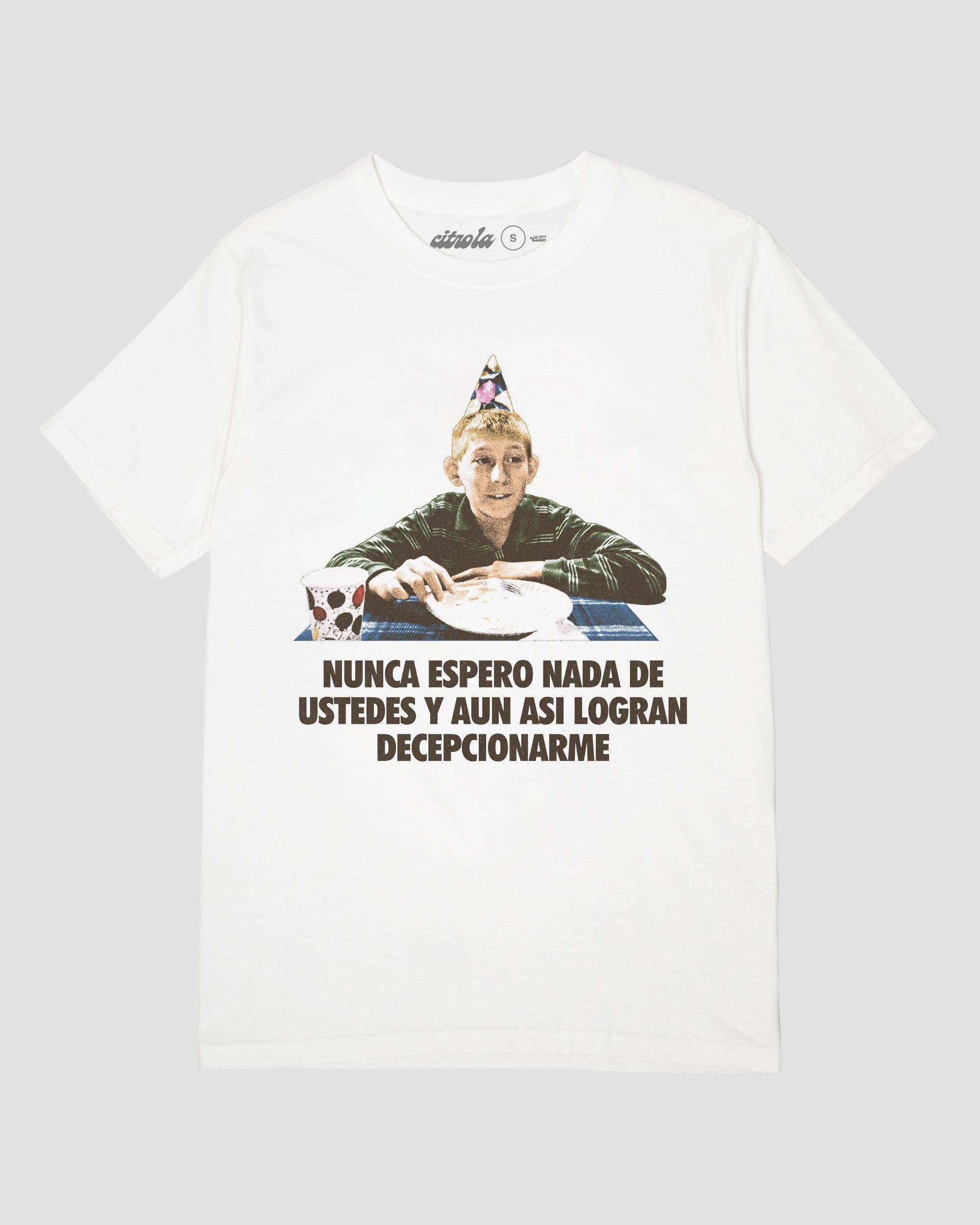 DEWEY NUNCA ESPERO NADA II UNISEX TEE