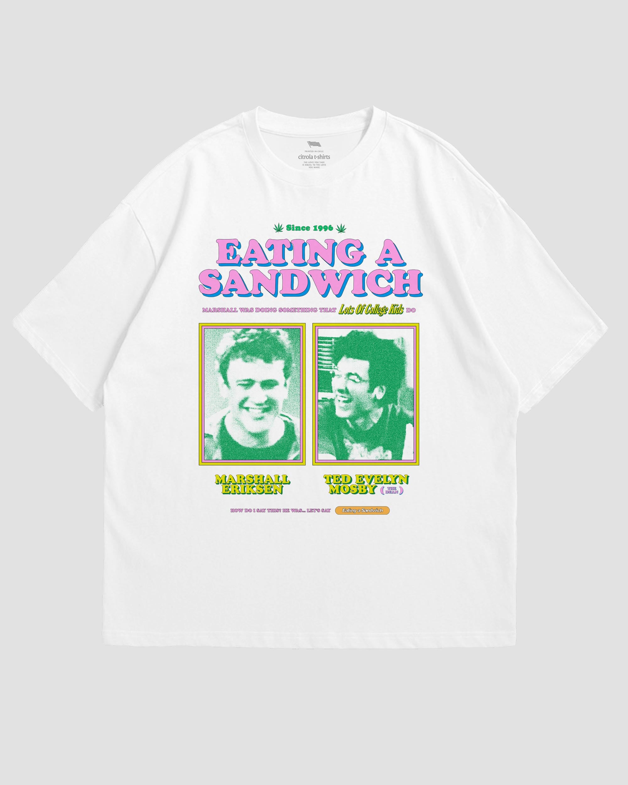 EATING A SANDWICH UNISEX TEE