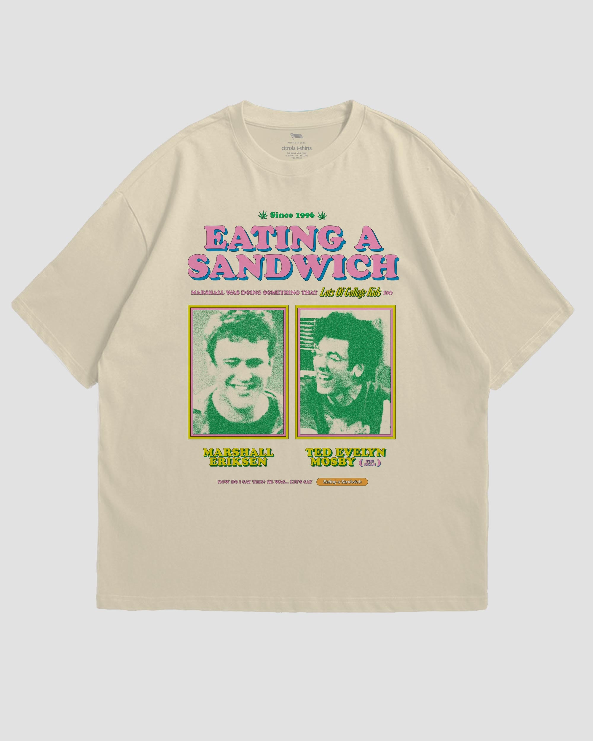 EATING A SANDWICH UNISEX TEE