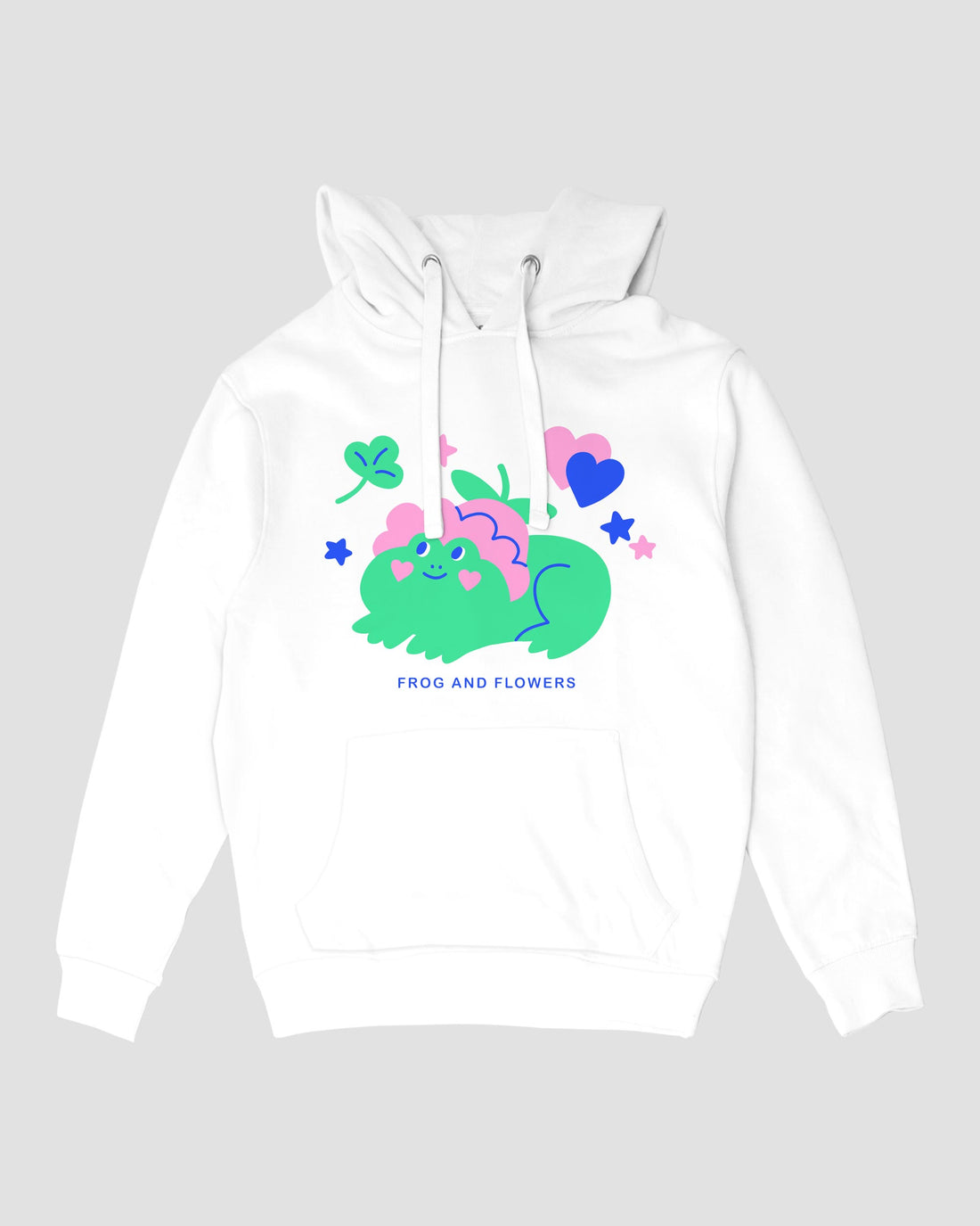 FROG AND FLOWERS HOODIE