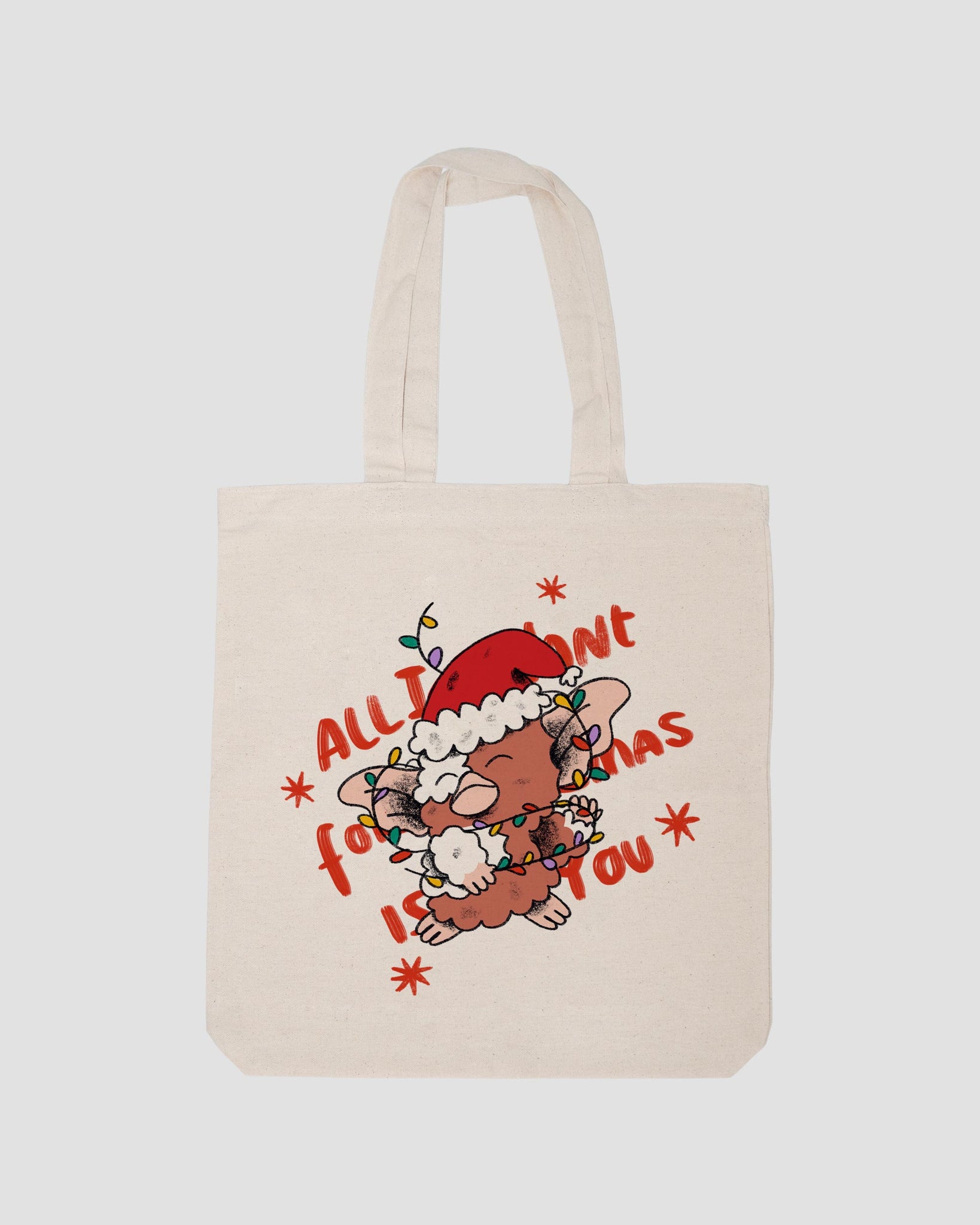 GIZMO CHRISTMAS TOTE