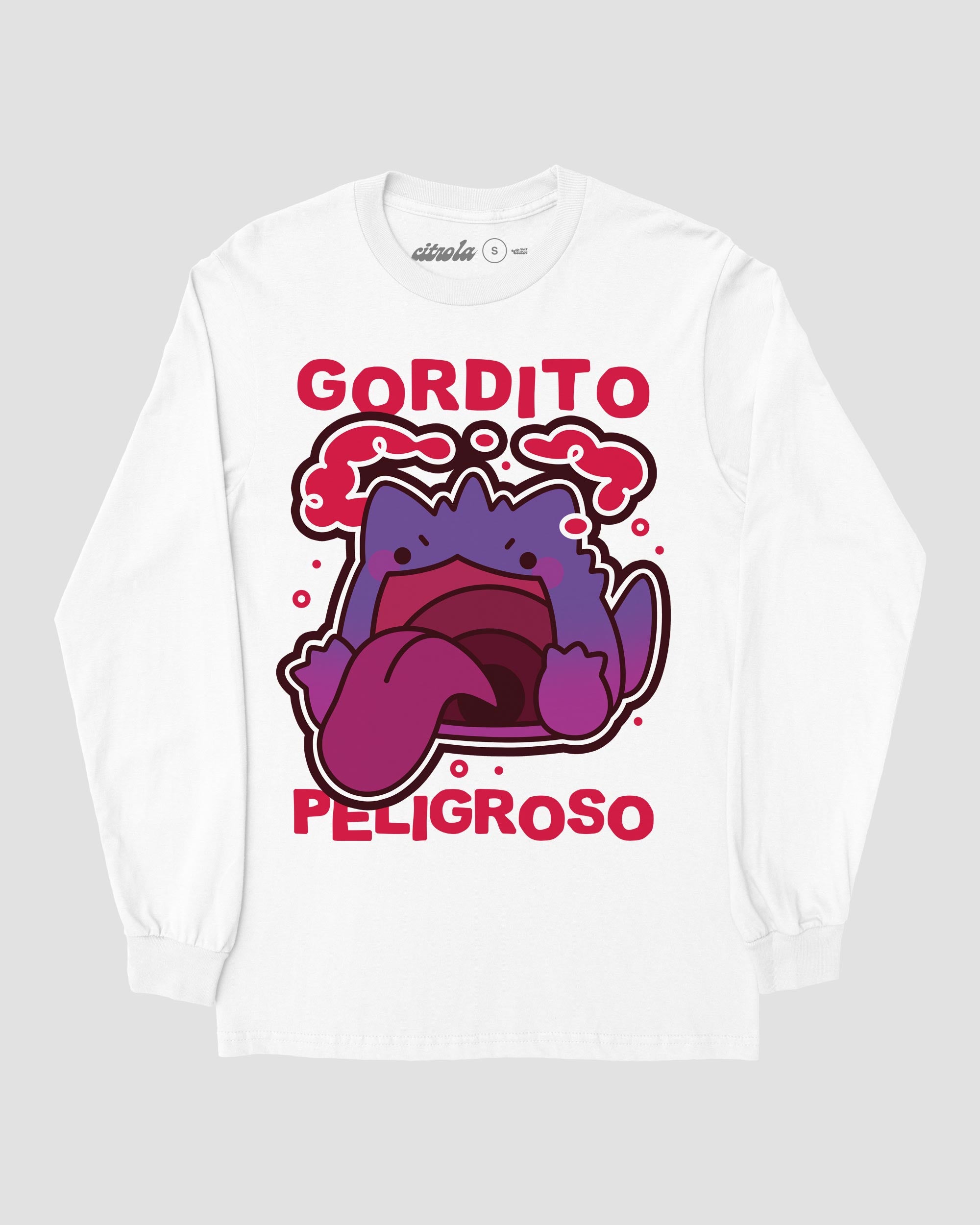 GORDITO PELIGROSO LONG SLEEVES TEE