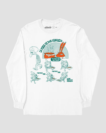 LA PIZZA DE DON CANGREJO LONG SLEEVES TEE