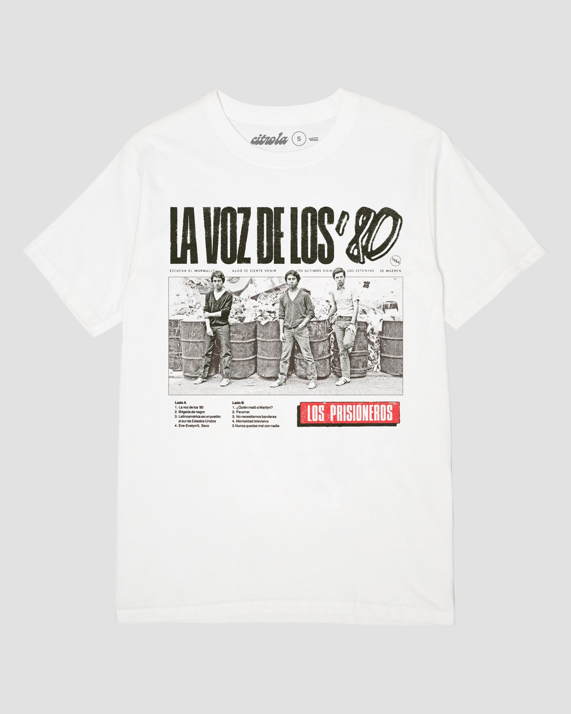 LA VOZ DE LOS '80 II UNISEX TEE
