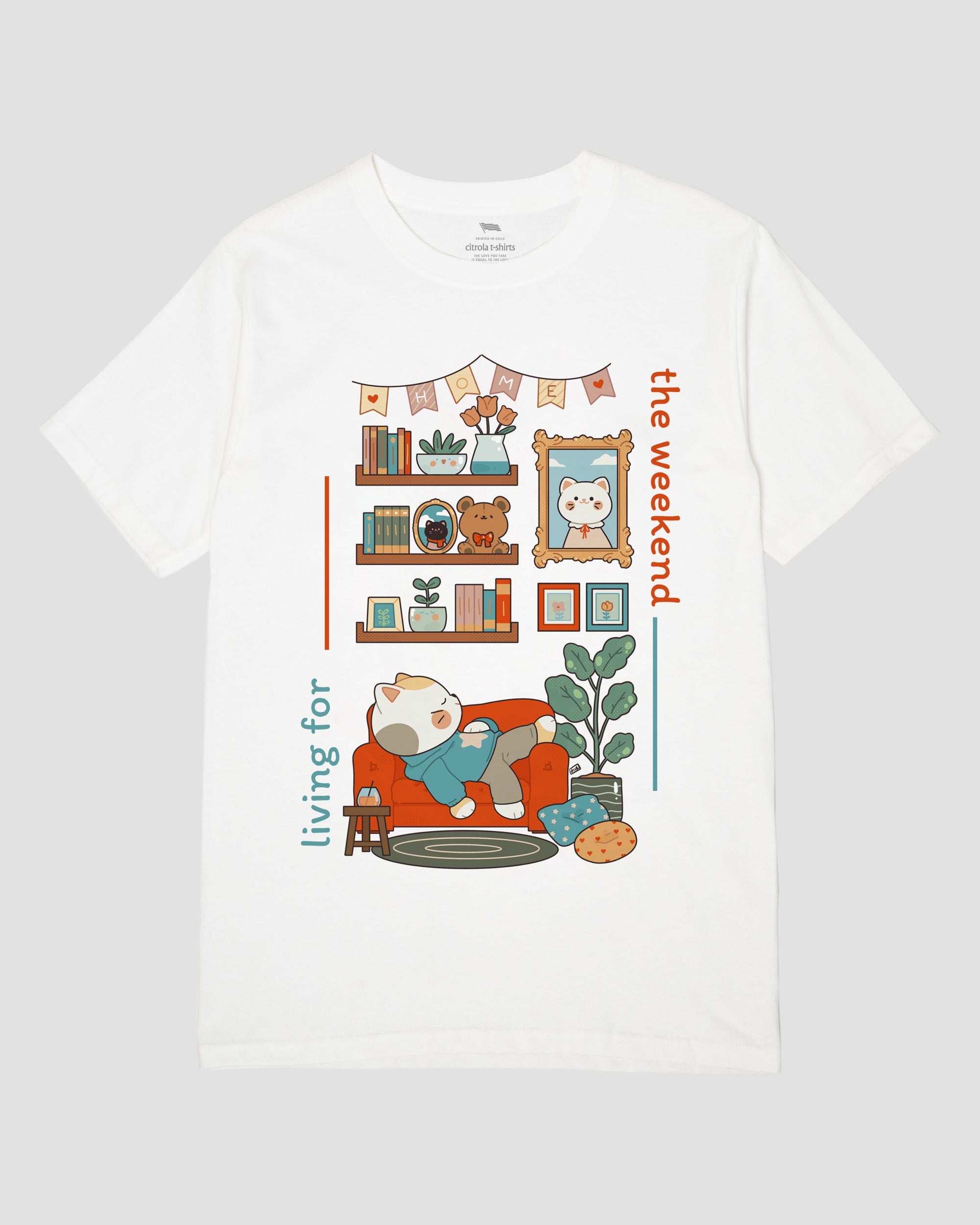 LIVING FOR THE WEEKEND UNISEX TEE