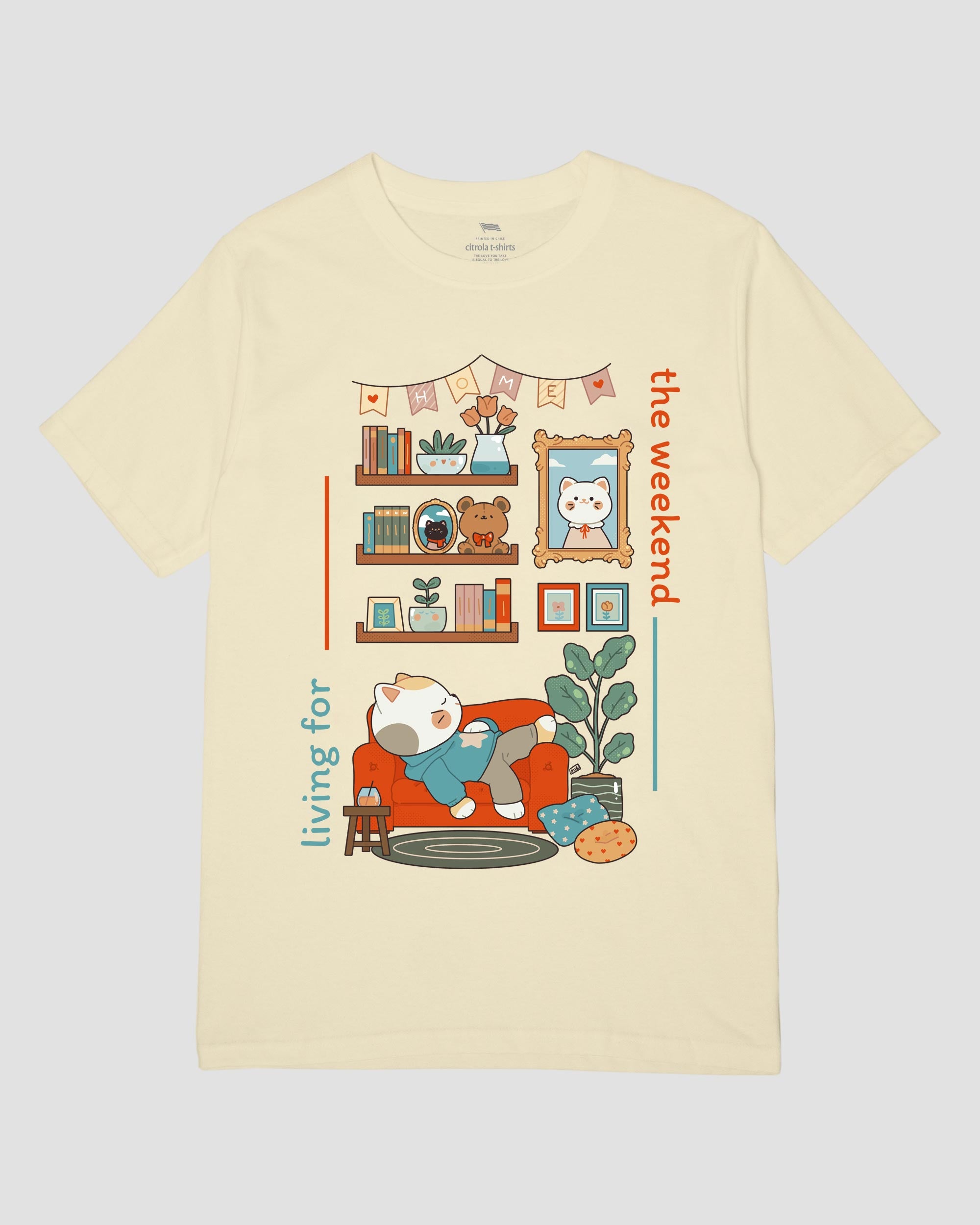 LIVING FOR THE WEEKEND UNISEX TEE