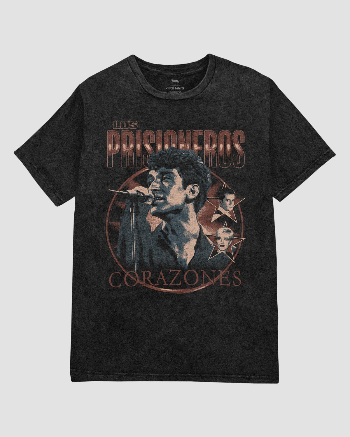 LOS PRISIONEROS CORAZONES UNISEX TEE