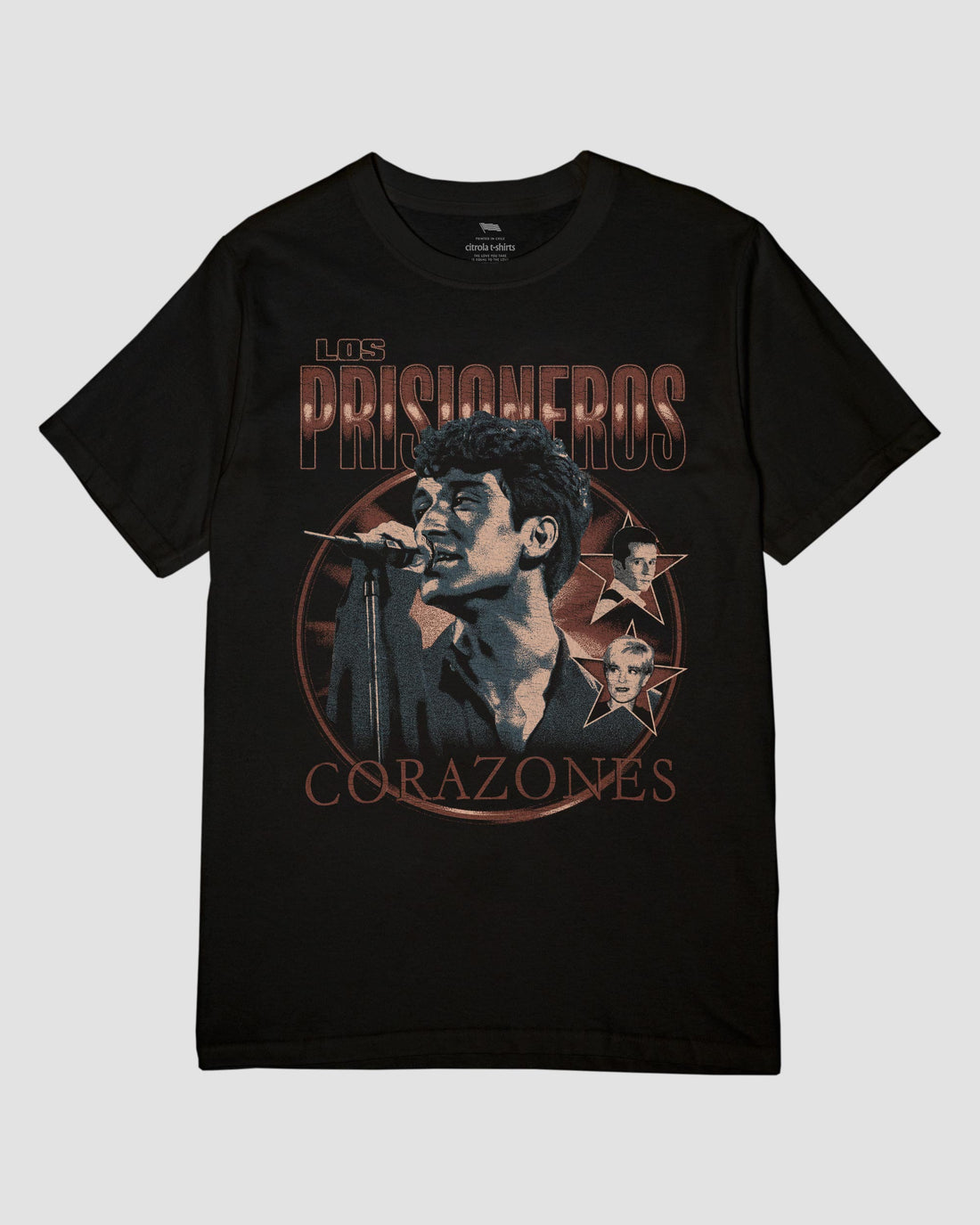 LOS PRISIONEROS CORAZONES UNISEX TEE