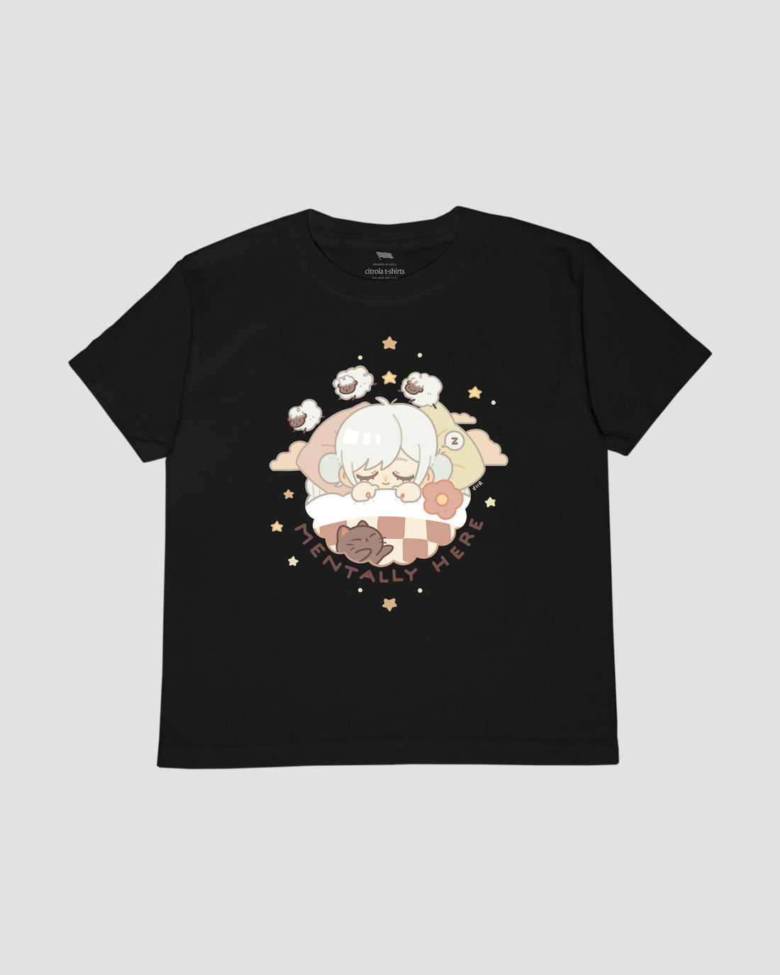 MENTALLY HERE KIDS TEE