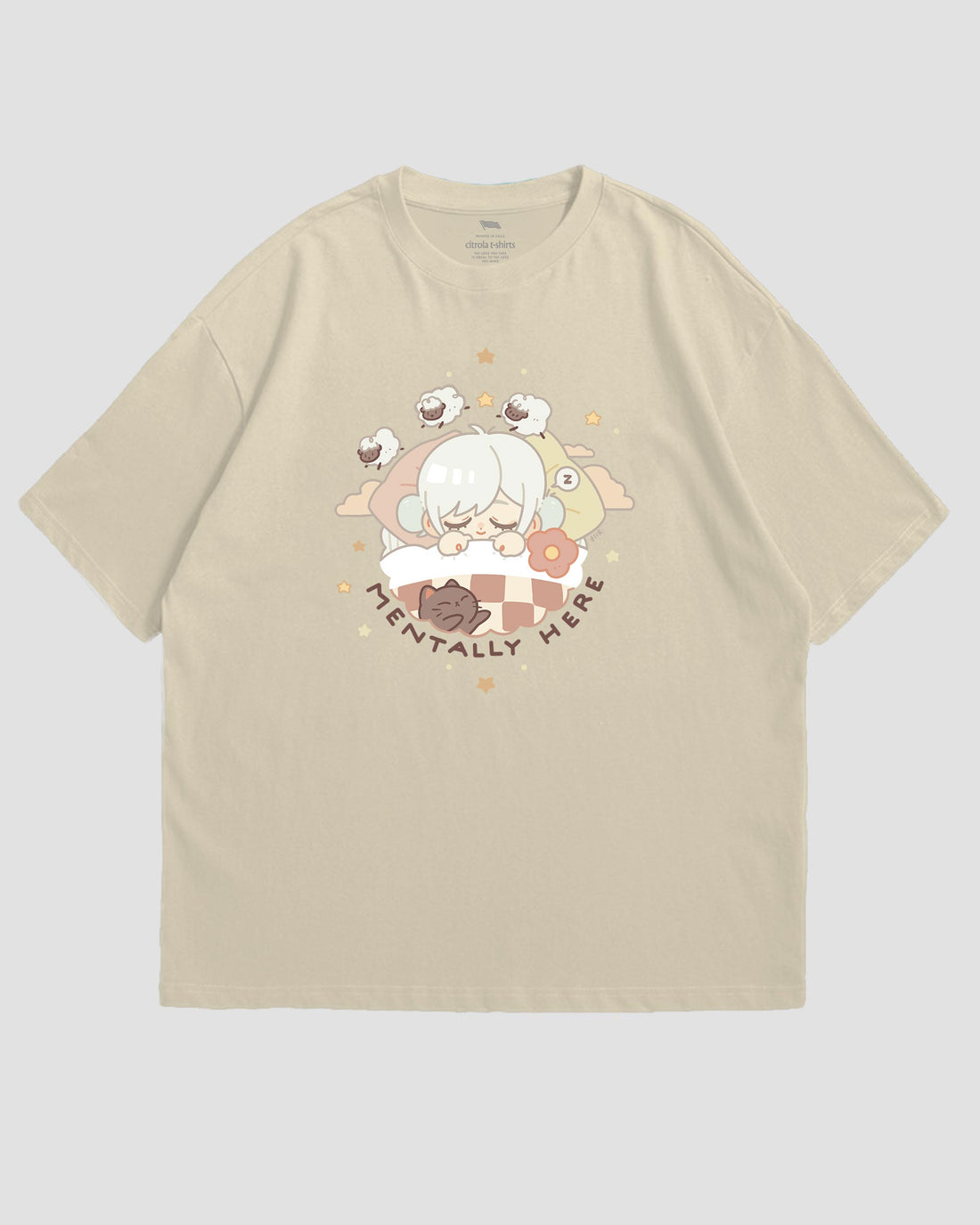 MENTALLY HERE UNISEX TEE