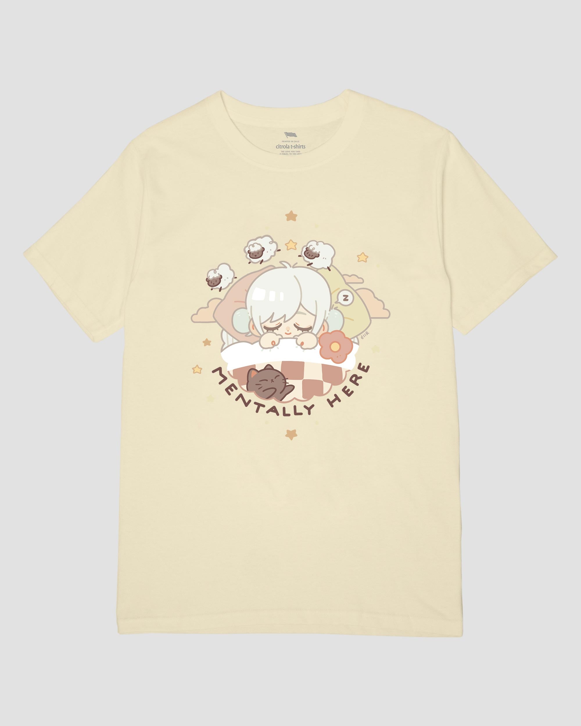 MENTALLY HERE UNISEX TEE