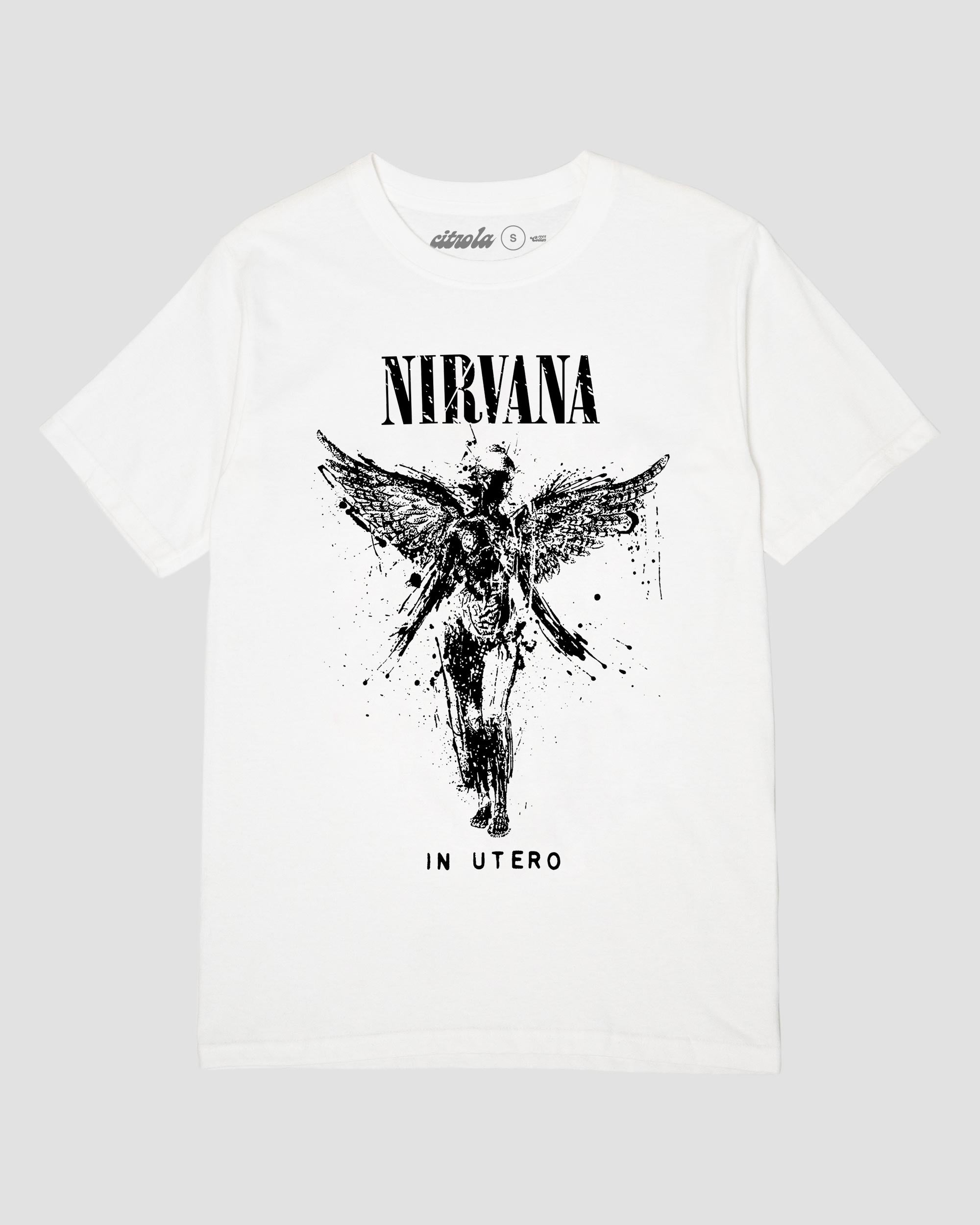 NIRVANA IN UTERO OLD-NEW UNISEX TEE