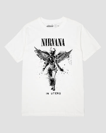 NIRVANA IN UTERO OLD-NEW UNISEX TEE