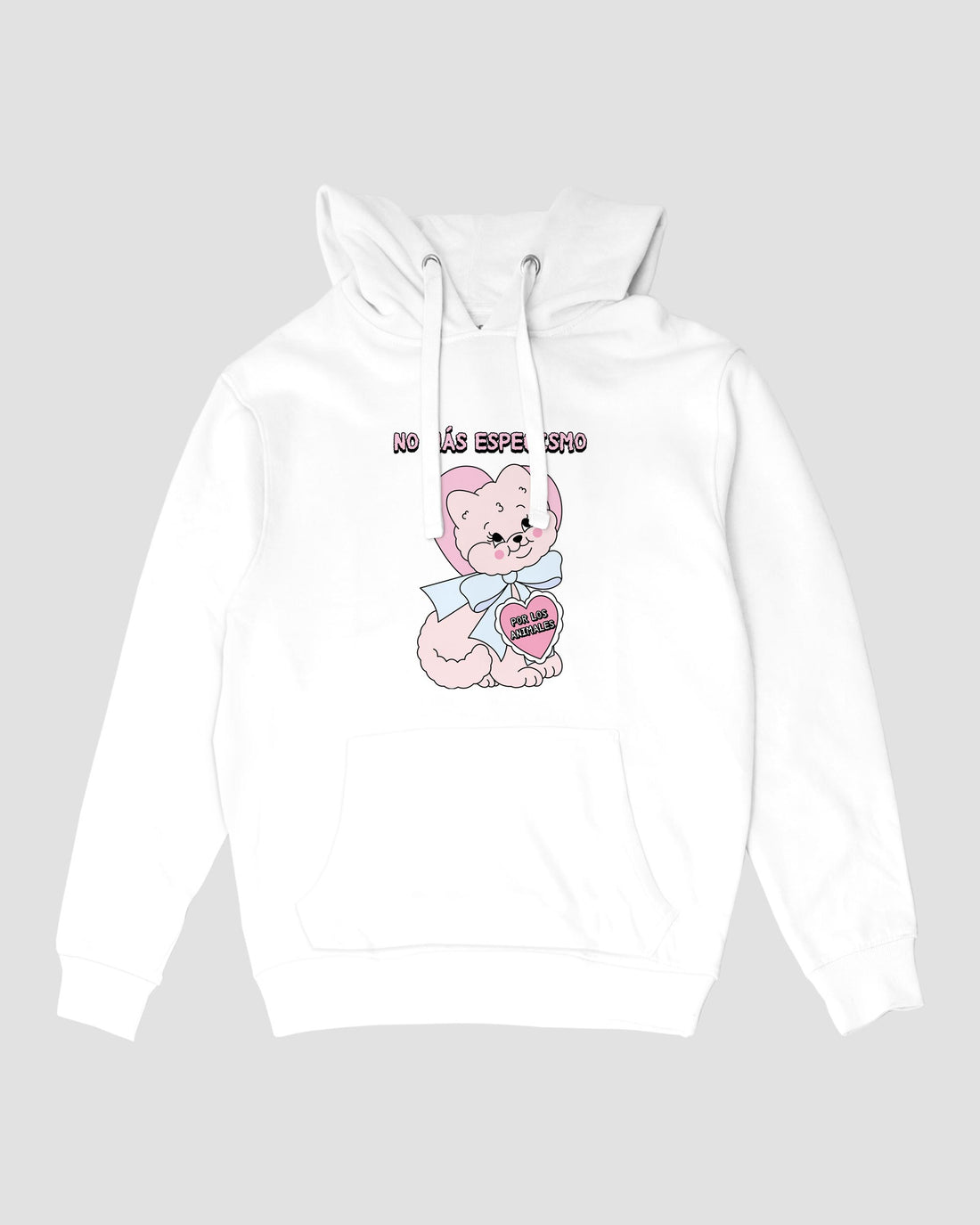 NO MÁS ESPECISMO, POR LOS ANIMALES HOODIE