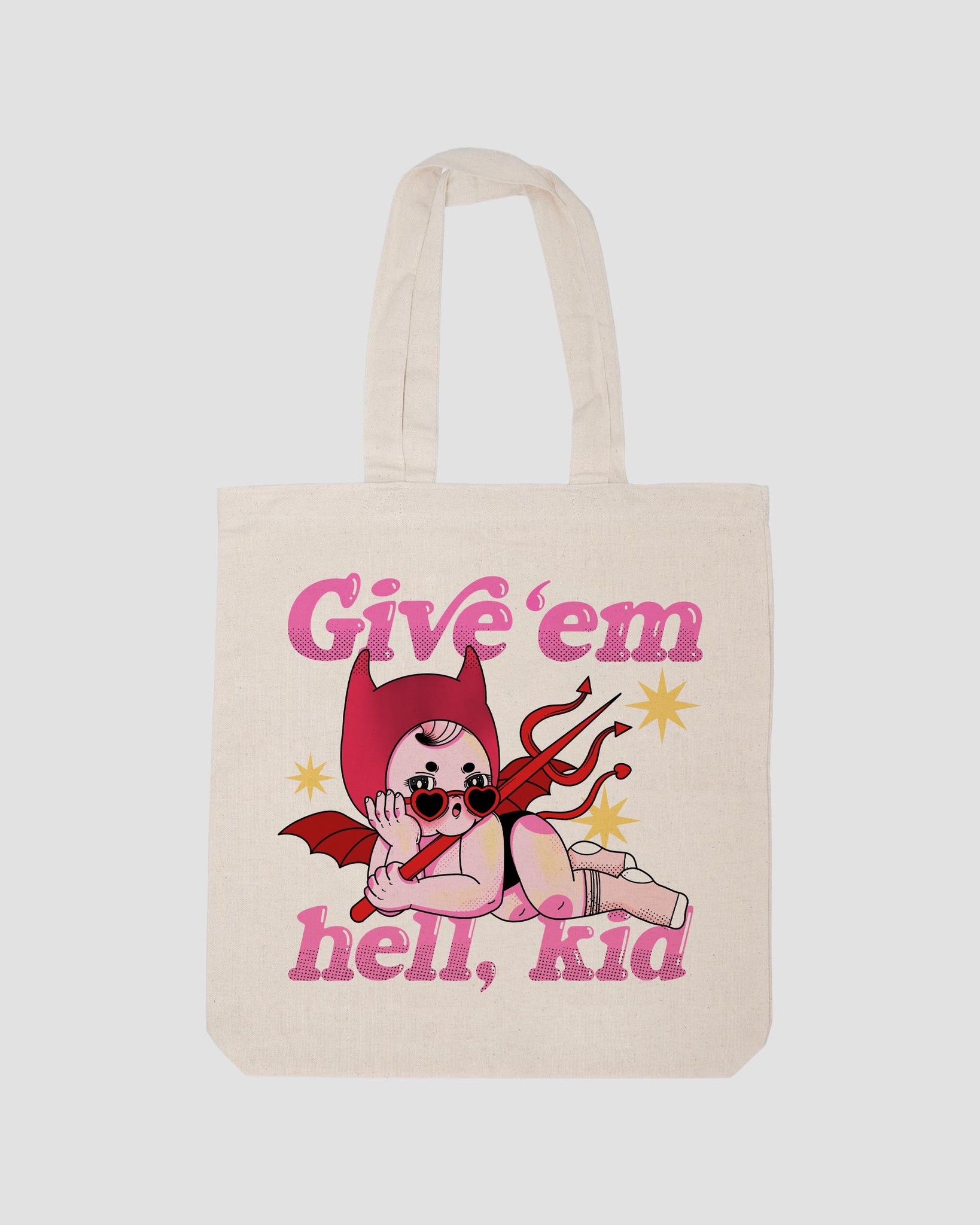GIVE 'EM HELL, KID TOTE