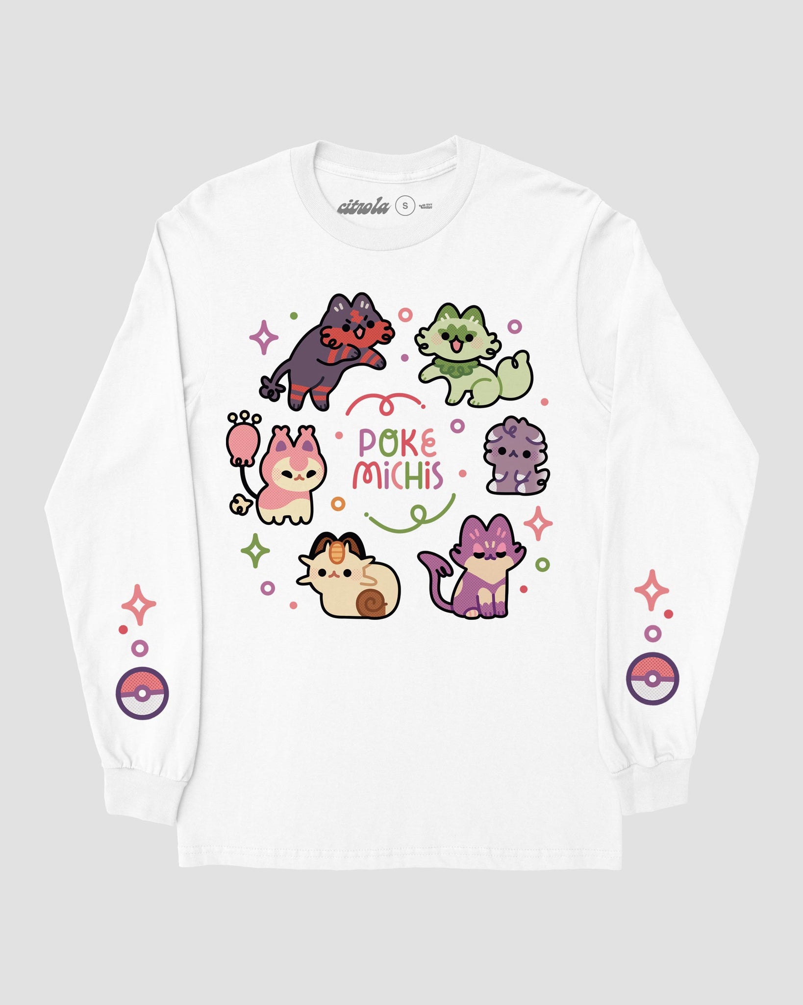 POKEMICHIS LONG SLEEVES TEE