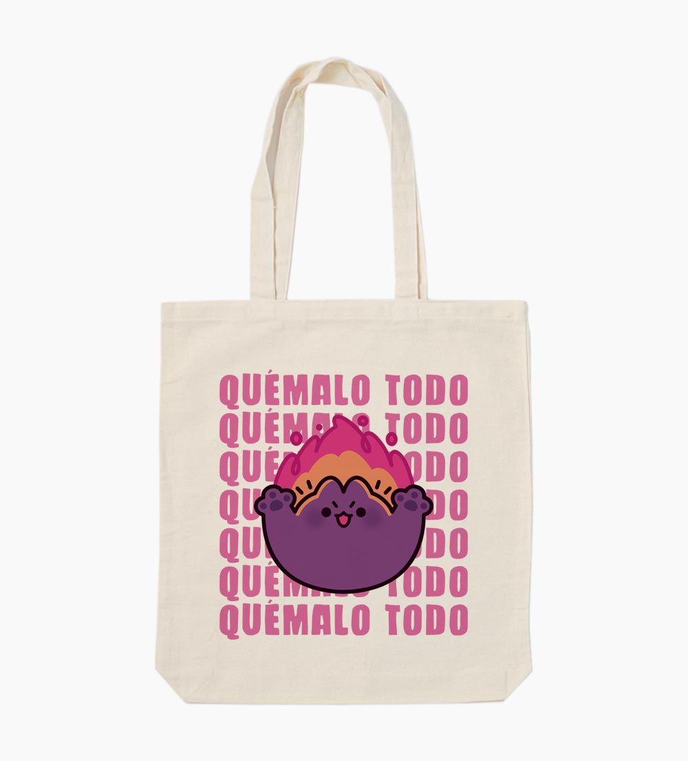 QUÉMALO TODO TOTE