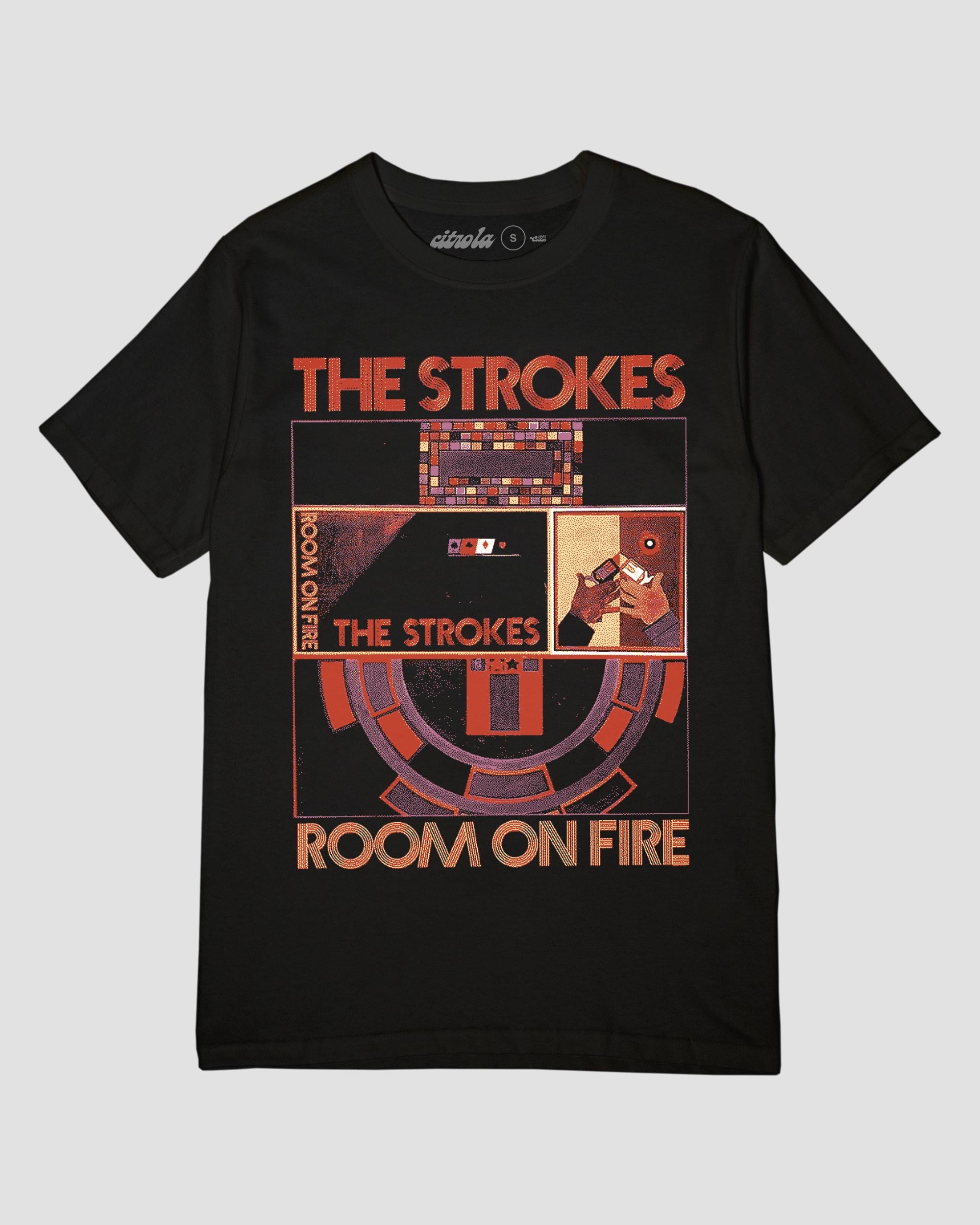 THE STROKES ROOM ON FIRE OLD-NEW UNISEX TEE