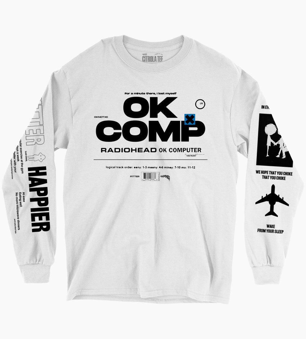 OK COMPUTER LONG SLEEVES TEE